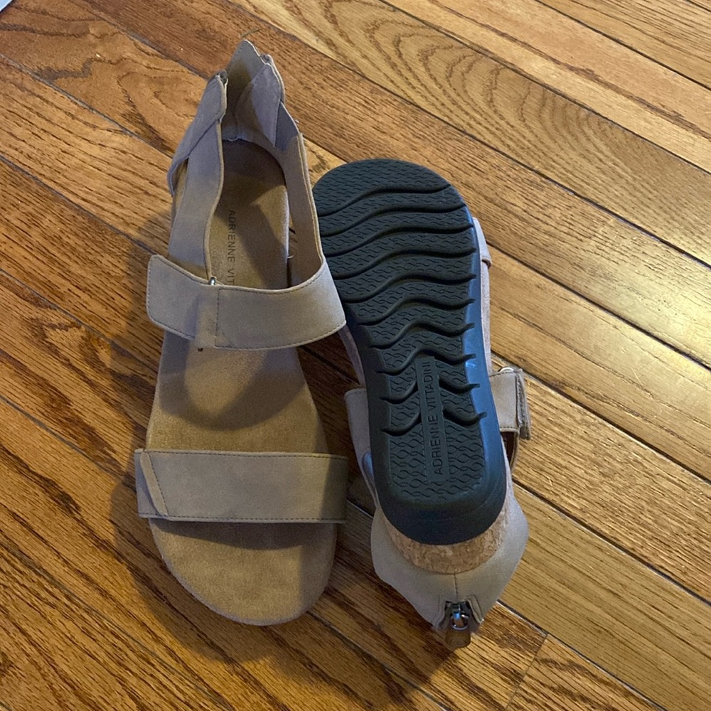 Adrienne Vittadini sandals, never worn, women’s size 8